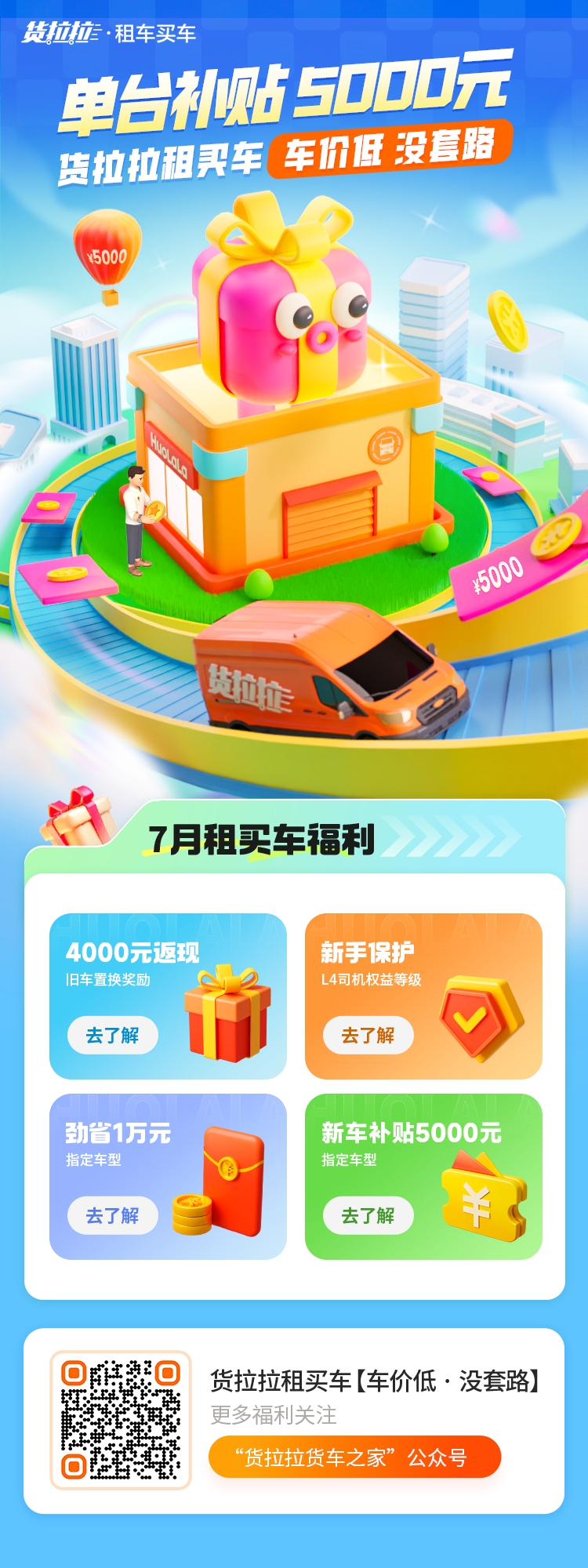 货拉拉开启商用车以旧换新补贴活动(图1)