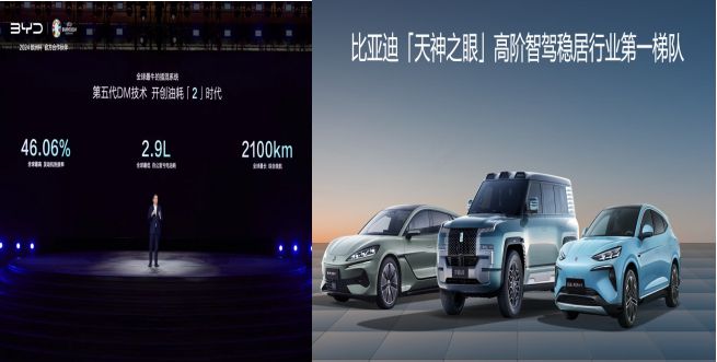 比亚迪2024年全球销量三冠王彰显新能源汽车领军实力(图1)